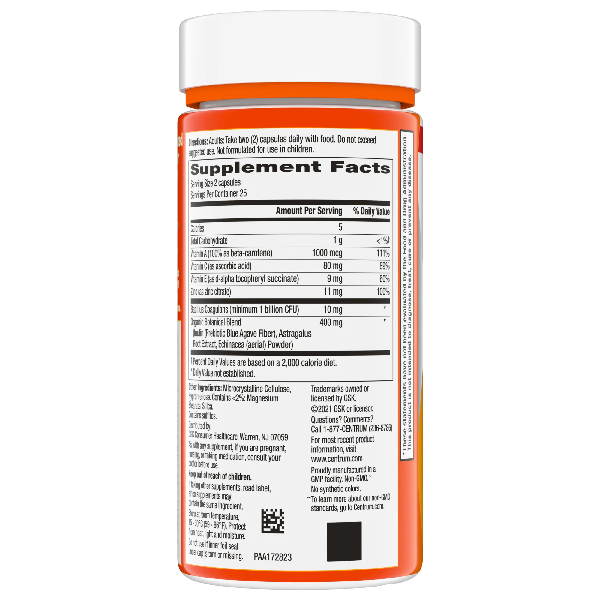 Centrum Immune & Digestive Support 50 Capsules - Image 2