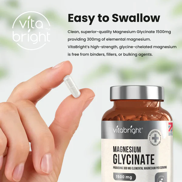 Magnesium Glycinate 1500mg High Strength 180 Caps - Image 4